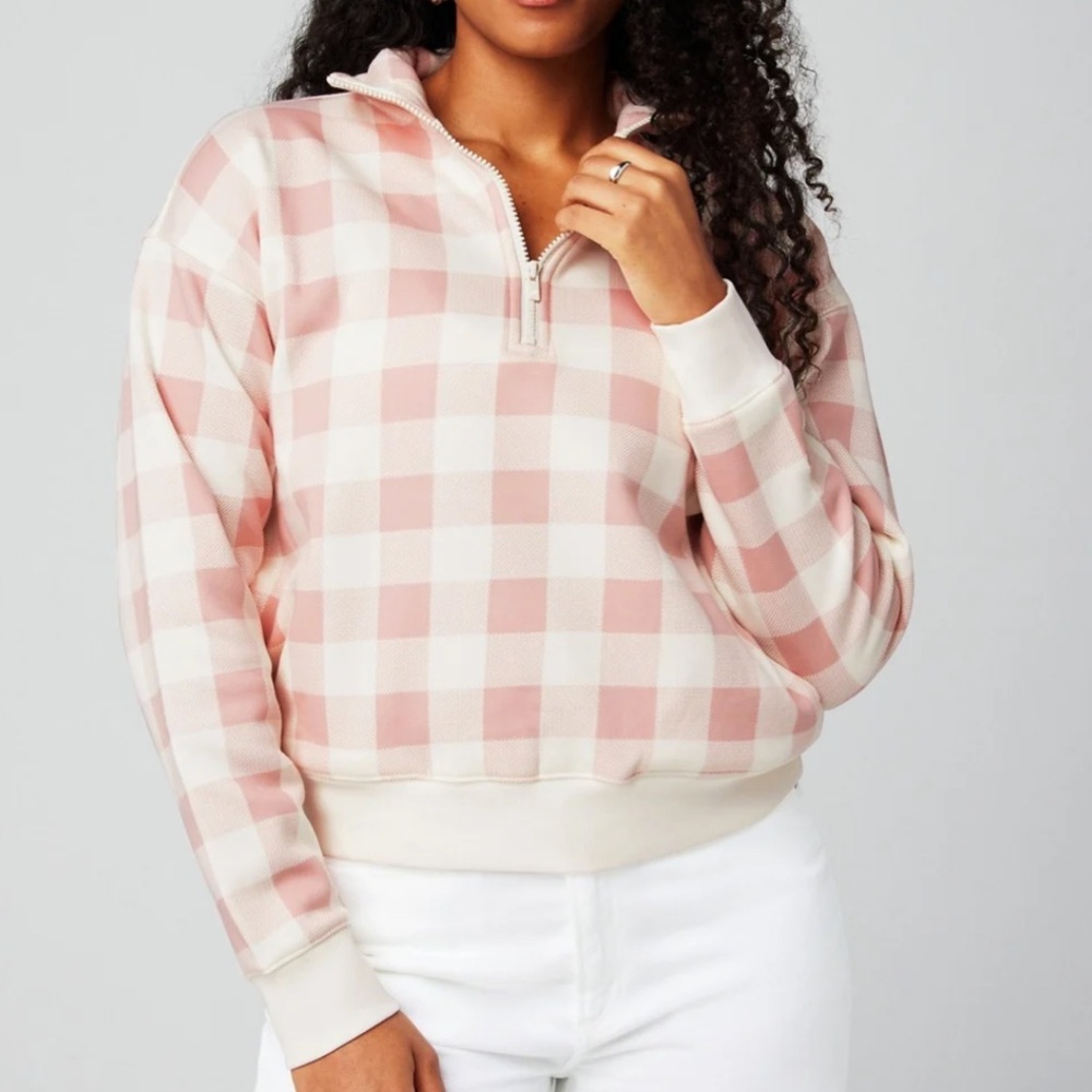 Fabletics Cozy Fleece Half Zip Sweatshirt